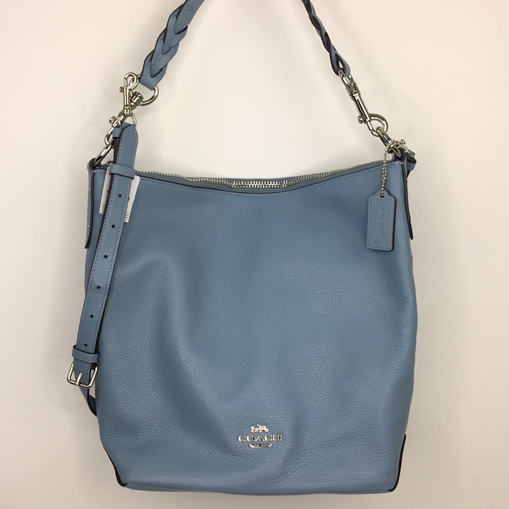 Coach | NWT Abby Cross Body Tote Pebble Leather
